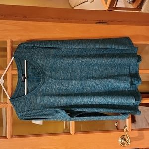 Teal Heather Knit Top